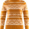 Greenland re-wool pattern knit W