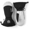 Army leather heli ski mitt