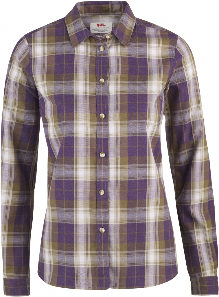 Fjällräven Övik Flanell Shirt LS W Alpine Purple