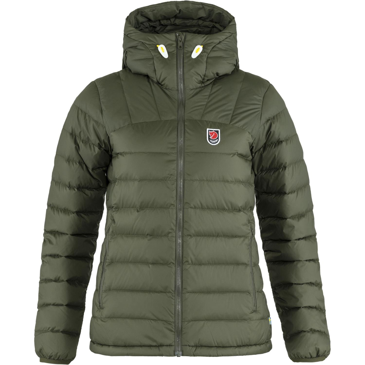 Fjällräven Expedition pack down hoodie W green