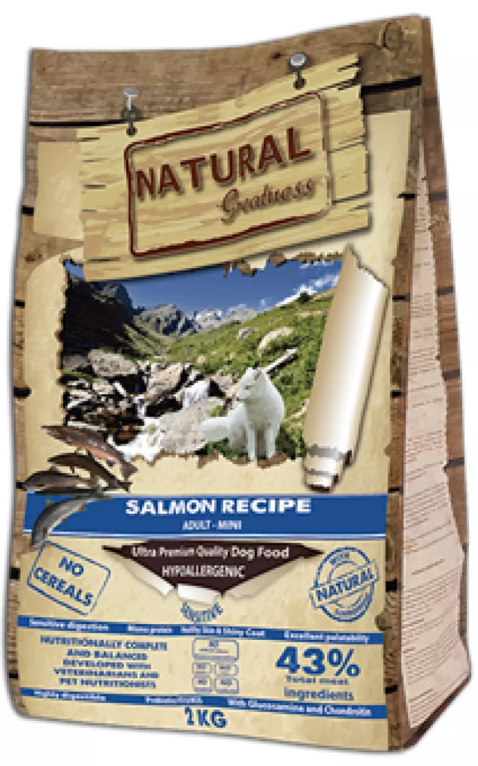 Natural greatness DD Salmon Mini Recipe Adult 2kg