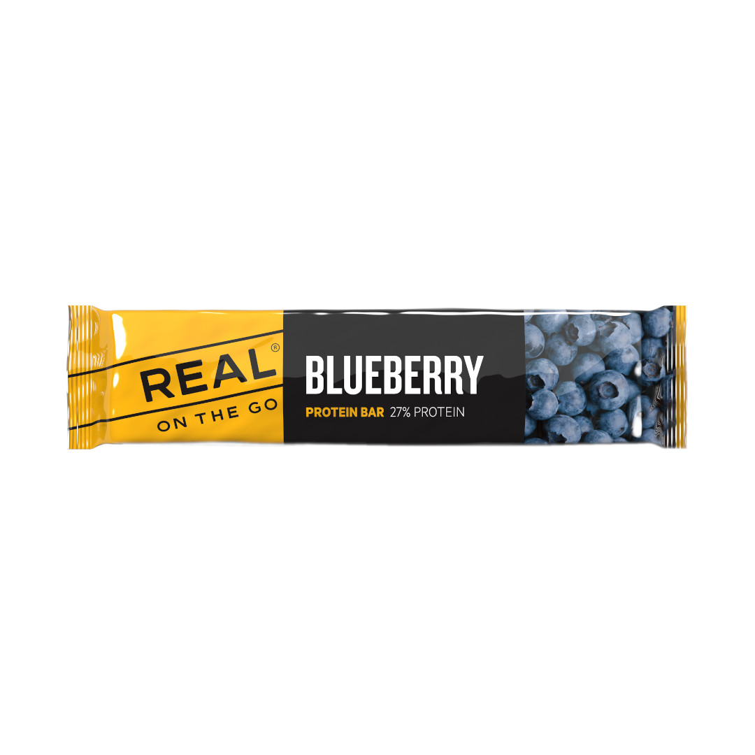 Real on the go proteinbar blueberry