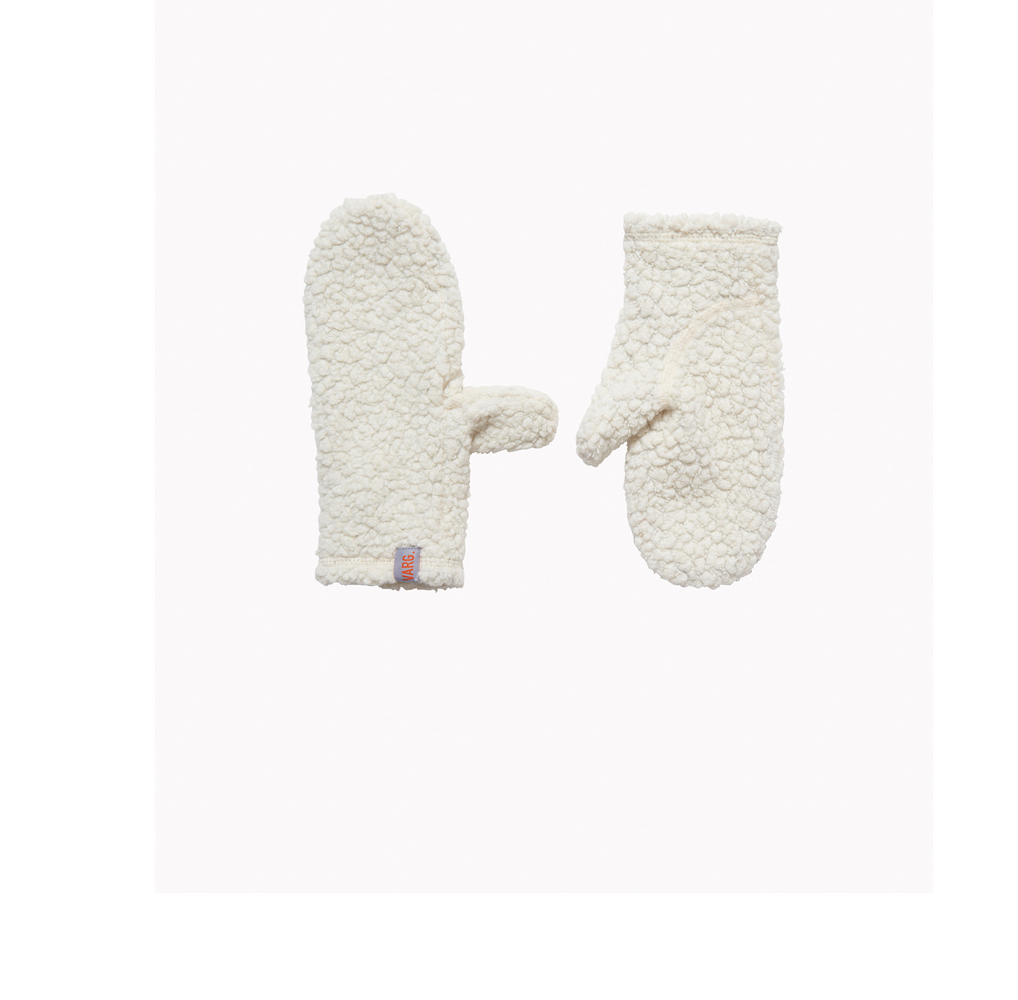 Varg Vargön wool mittens off white