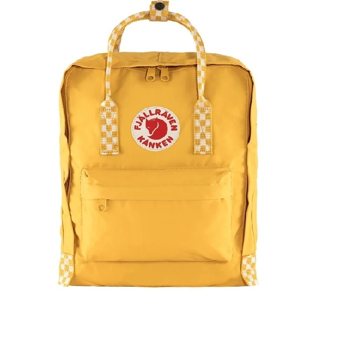Fjällräven Kånken Ochre-Chess Pattern