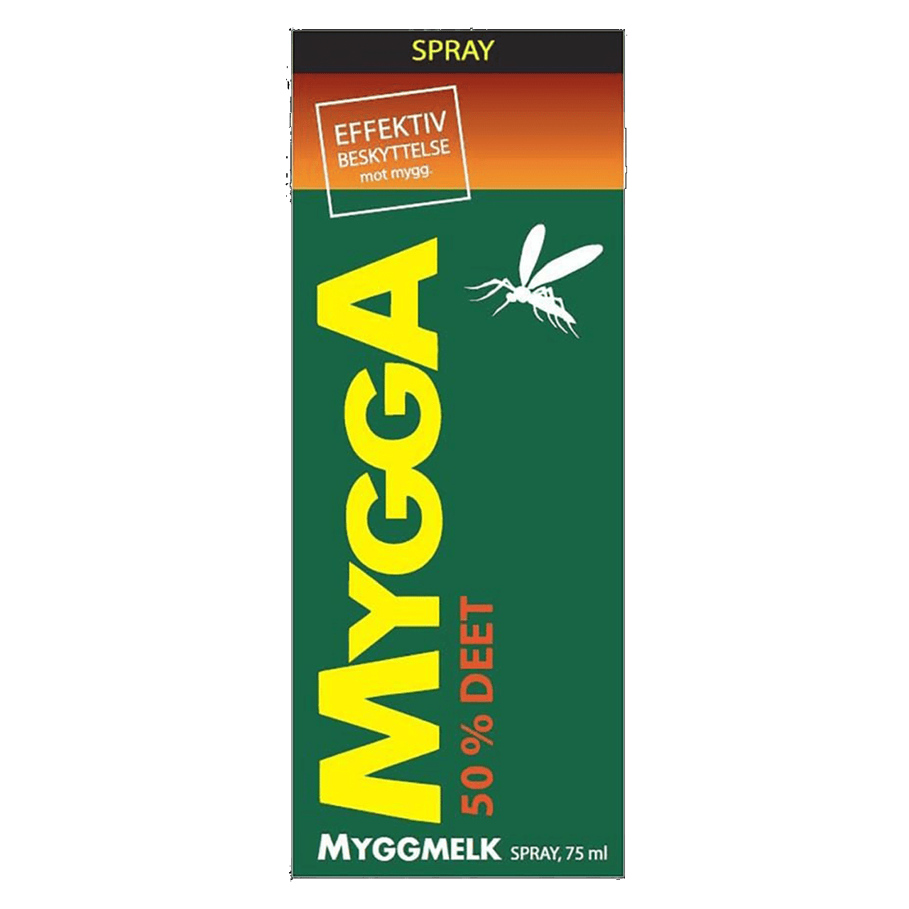 MyggA Myggmelk Spray 75ml 50% DEET