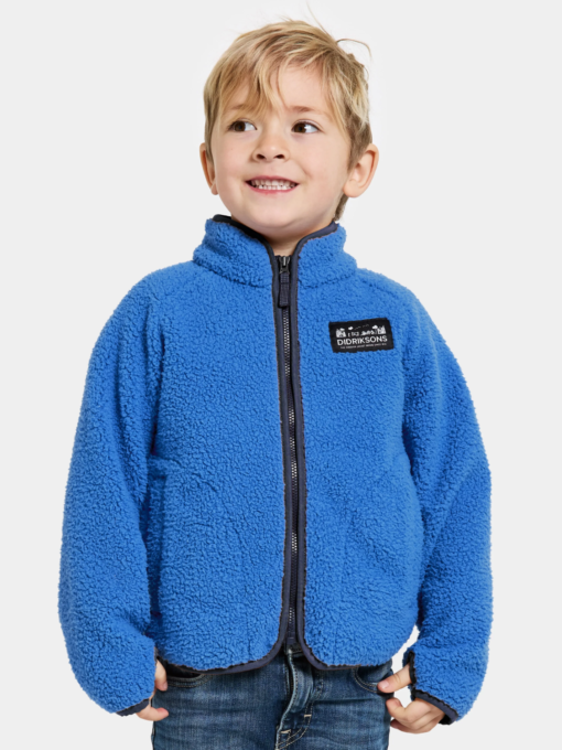 Didriksons Gibbs Kids Fullzip Blue