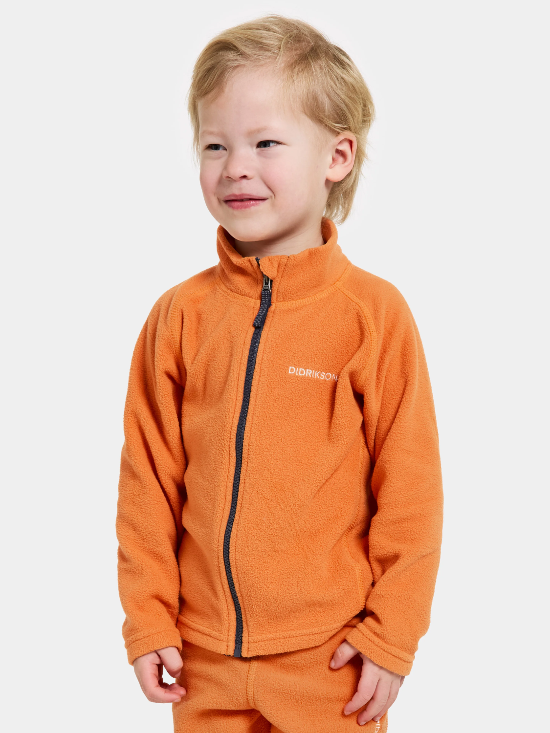 Didriksons Monte Kids Fullzip Oransje