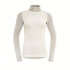 Devold Duo active merino zip neck W Raw