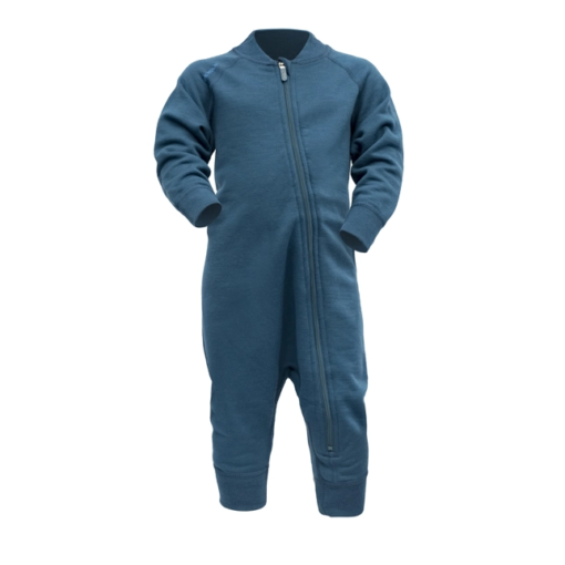 Devold Nibba Merino Playsuit Baby Flood