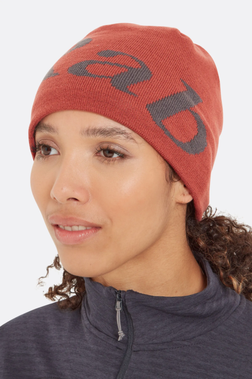 Rab Logo Beanie Tuscan Red