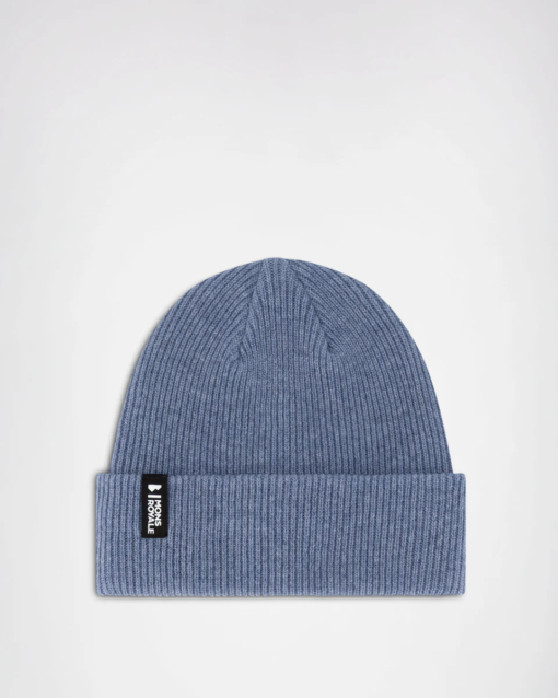 Mons Royale Chunky Logger Beanie Dark Denim