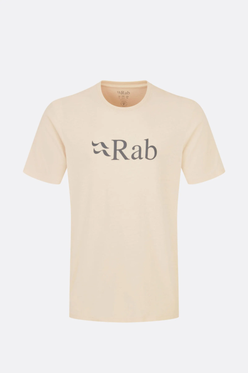 Rab Stance Logo Tee Men Ecru