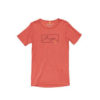 Devold Outline tee kid cayenne