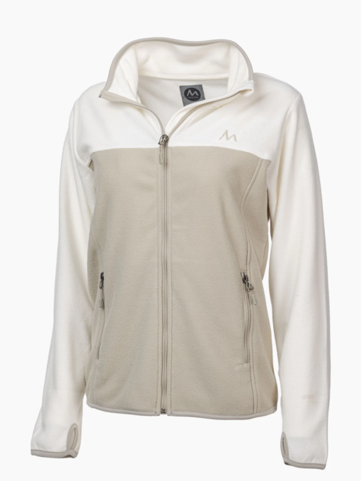 Move On Utne Fleecejakke Dame Offwhite/Beige