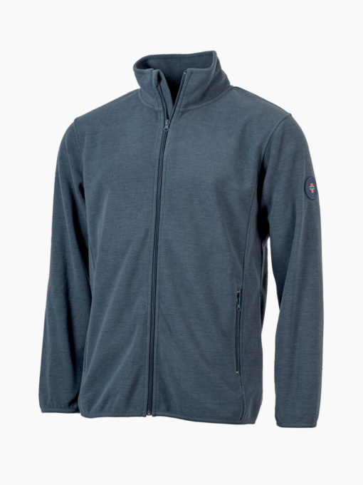 Move On Geilo Fleecejakke Herre u/hette Iron Blue