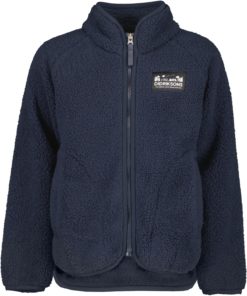 Didriksons Gibbs kids fullzip navy