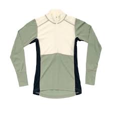 Devold Lauparen zip neck W raw white