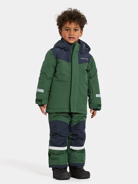 Didriksons skare kids SET Pine green