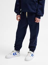 Hummel loose sweatpants bee JR blue