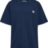 Hummel loose t-shirt bee JR blue
