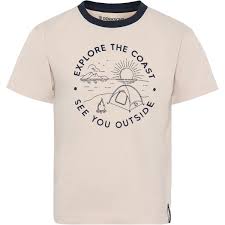 Didriksons Mynta kids t-shirt 4 sand