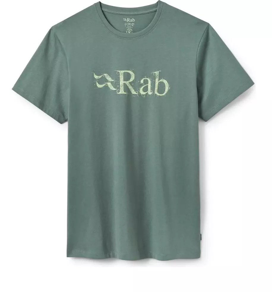 Rab Stance tech sketch tee Sage