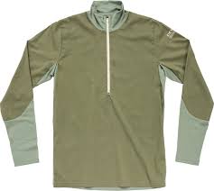 Devold Endurance merino cover zip M lichen