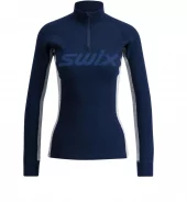Swix RaceX merino half zip W dark navy