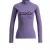 Swix RaceX merino half zip W dusty purple
