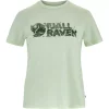 Fjällräven Lush logo T-shirt W soft jade