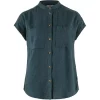 Fjällräven Övik hemp shirt SS W mountain