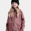 Didriksons Zonit kids fullzip dulse