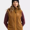 Didriksons Kiana vest W spice brown