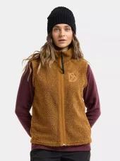 Didriksons Kiana vest W spice brown