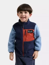 Didriksons Anten Kids' Full-Zip Winter blue