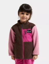 Didriksons Anten Kids' Full-Zip Oyster pink
