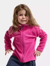Didriksons Monte Kids' Full-Zip Cactus Pink