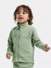 Didriksons Monte Kids' Full-Zip Sage Green