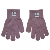 Hummel JR knit gloves 2pk Sea fog