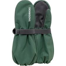 Didriksons Biggles zip mitten 9 dark moss