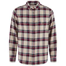 Fjällräven Övik heavy flanell shirt M light fossil