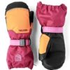 Hestra Baby zip mitt orange