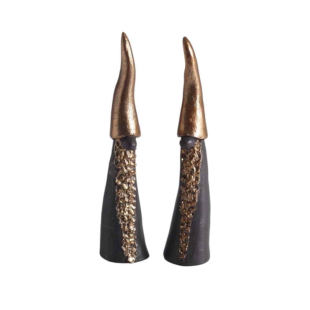 Svart nisse 2stk H:15cm