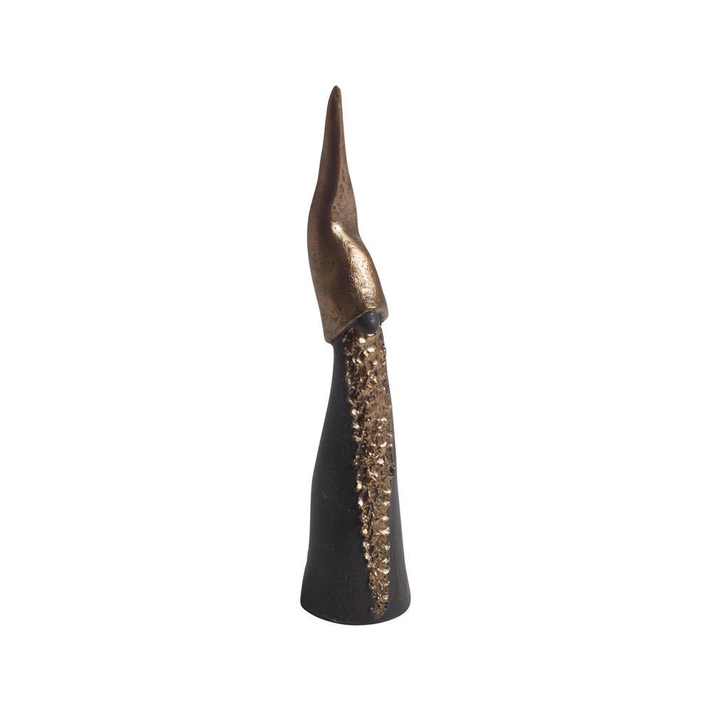 Svart nisse H:18cm