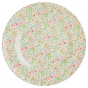 Melanin Middagstallerken pastell m/blomster