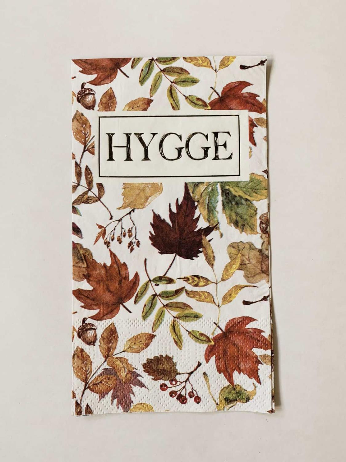 Servietter "hygge-høst"