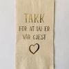 Takk-Våre gjester 33*40Cm