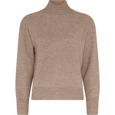 Basic høyhalset mohair genser