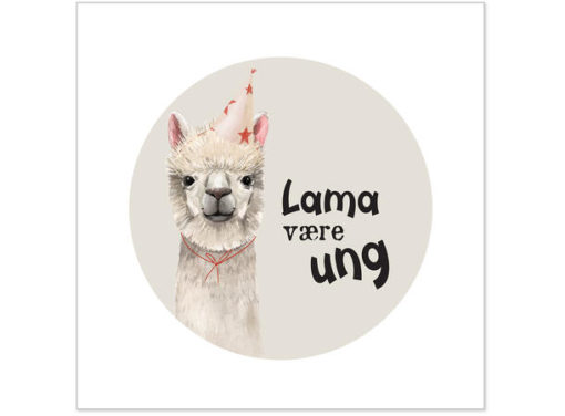 Lama være ung -Serviett