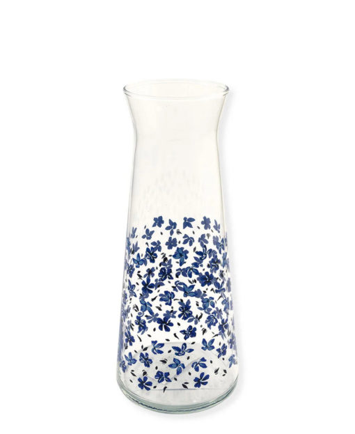 Karaffel m/Blå blomster